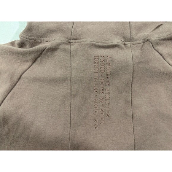 Alphalete Identity Pro Sweatshirt Mens Rose Pink Soft Shell Pullover Cotton Sz S - Picture 10 of 10